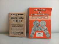 Lote anuários de numismática 1980 e 1985