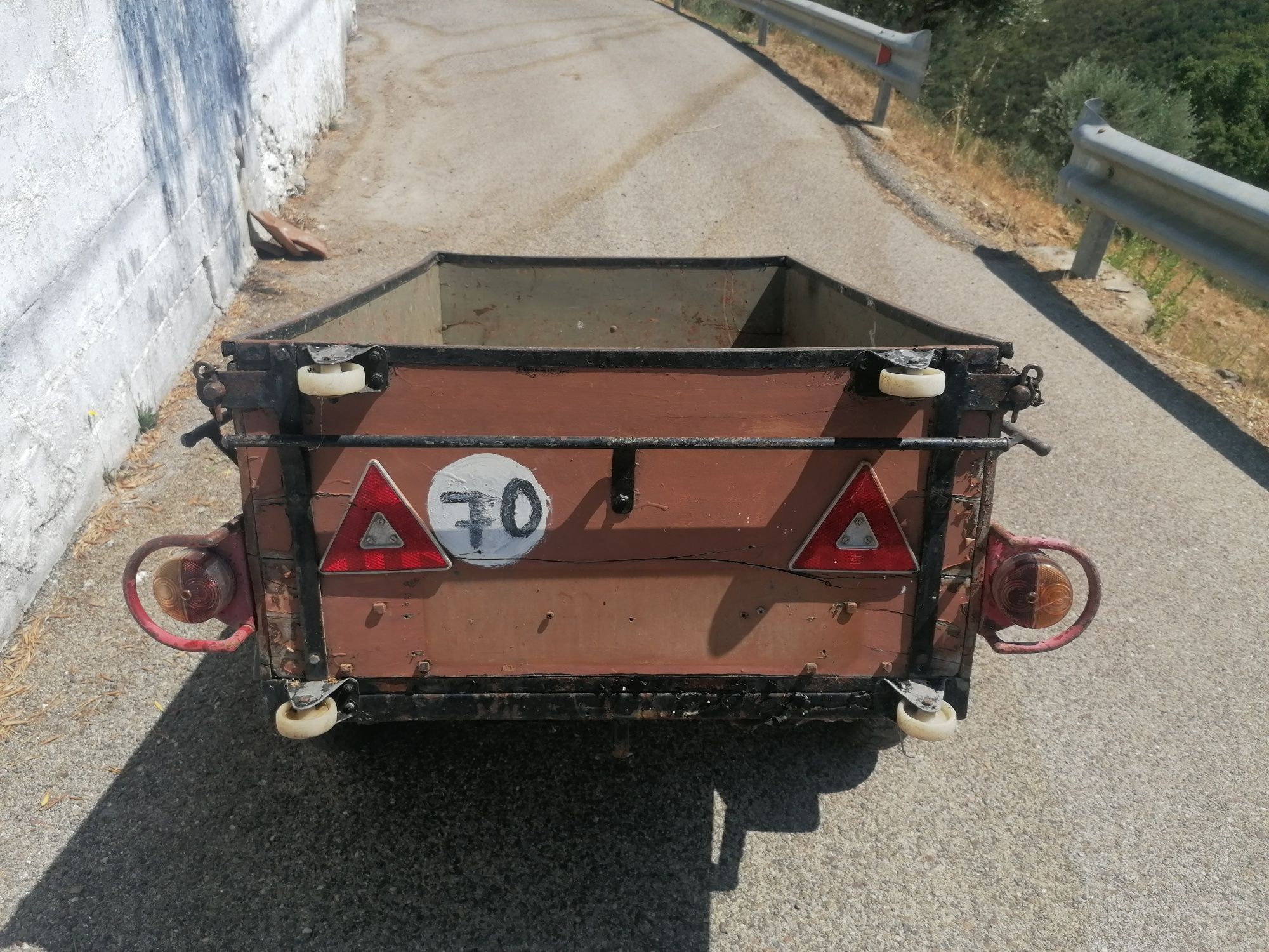 Atrelado carga carro tractor moto 4