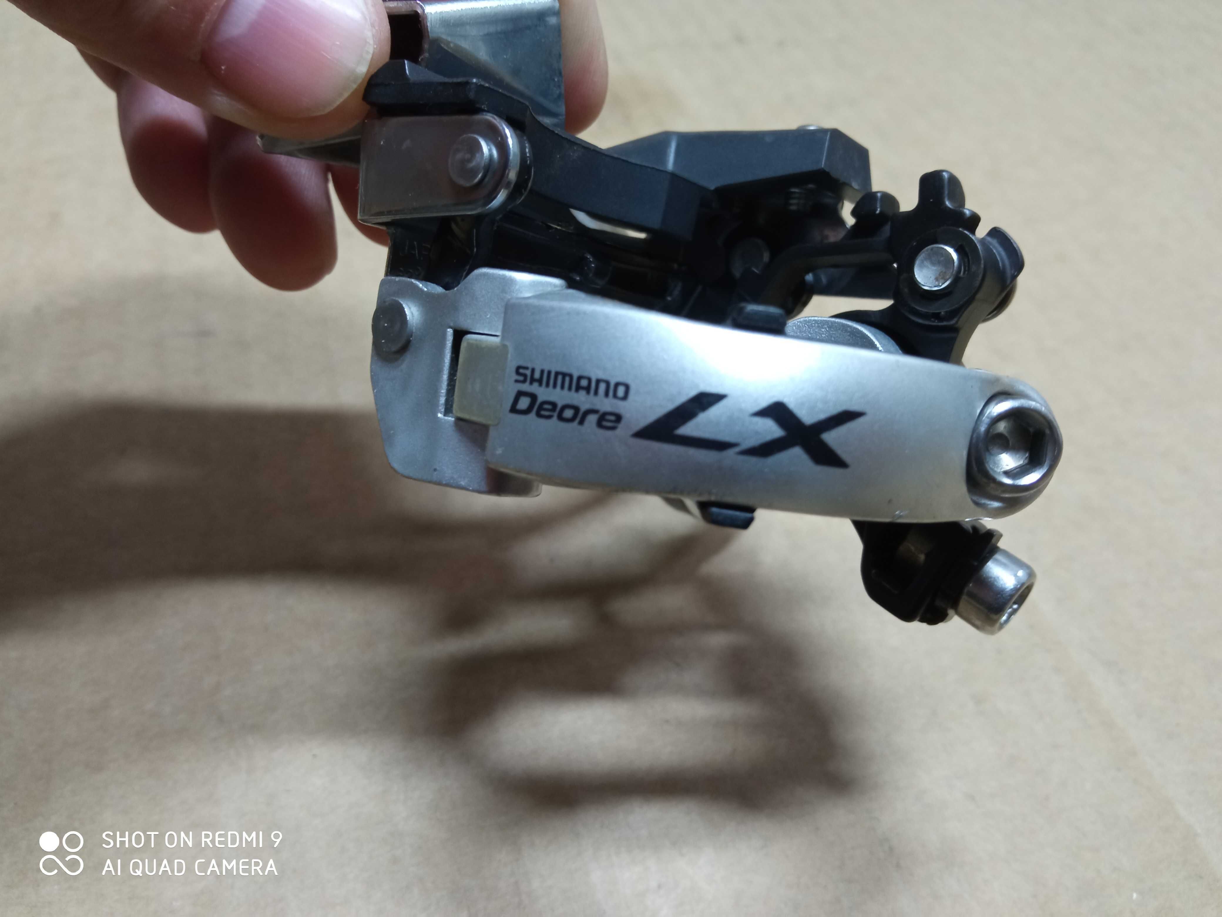 Przerzutka przednia Deore LX t660a 3s plus stopka