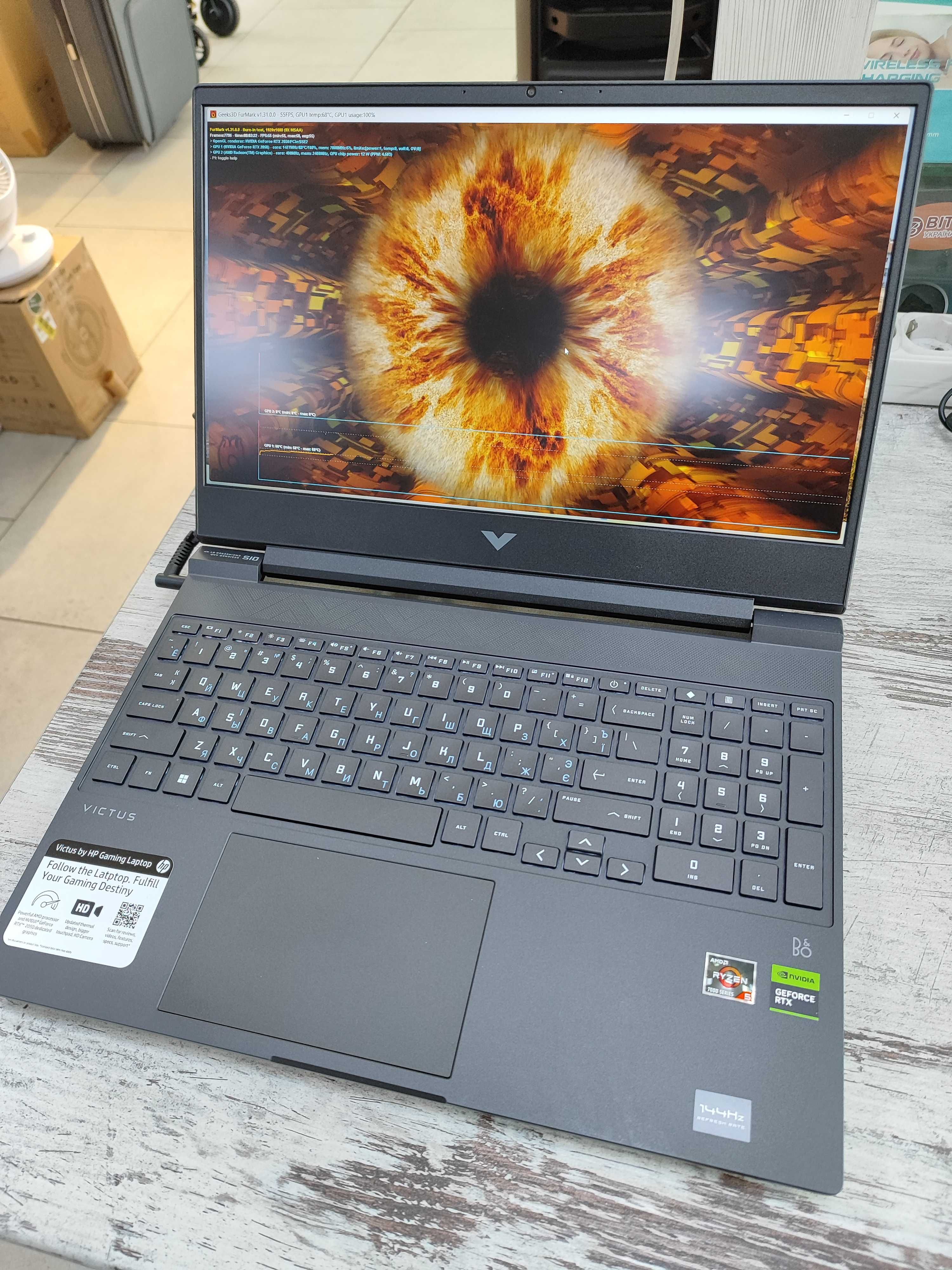 HP Victus Gaming 15-fb1013dx   R5-7535HS / 8Gb / 512Gb / RTX 2050
