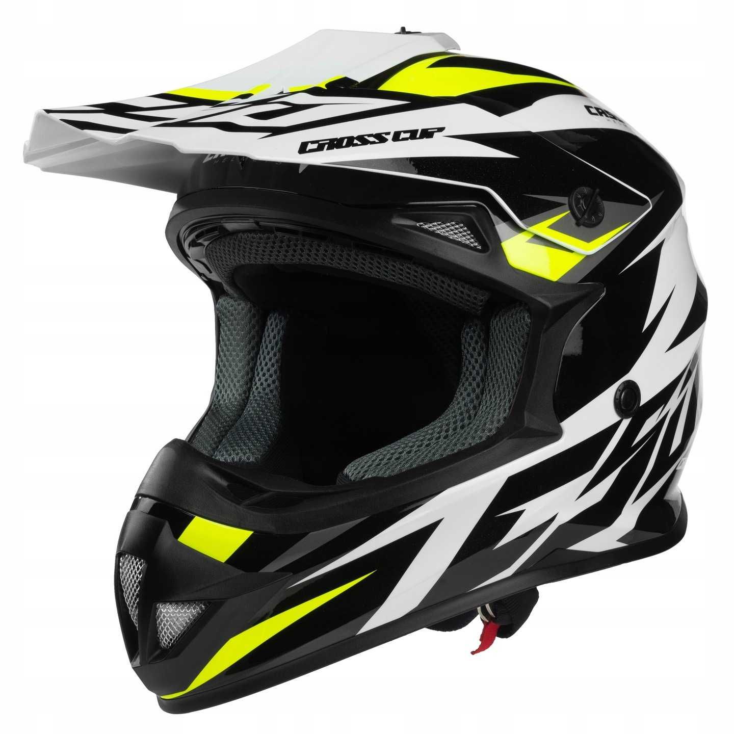 CASSIDA Cross Kask Motocyklowy cup two mat + Goggle