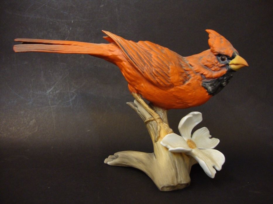 Pássaros, escultura em porcelana da Vista - Alegre