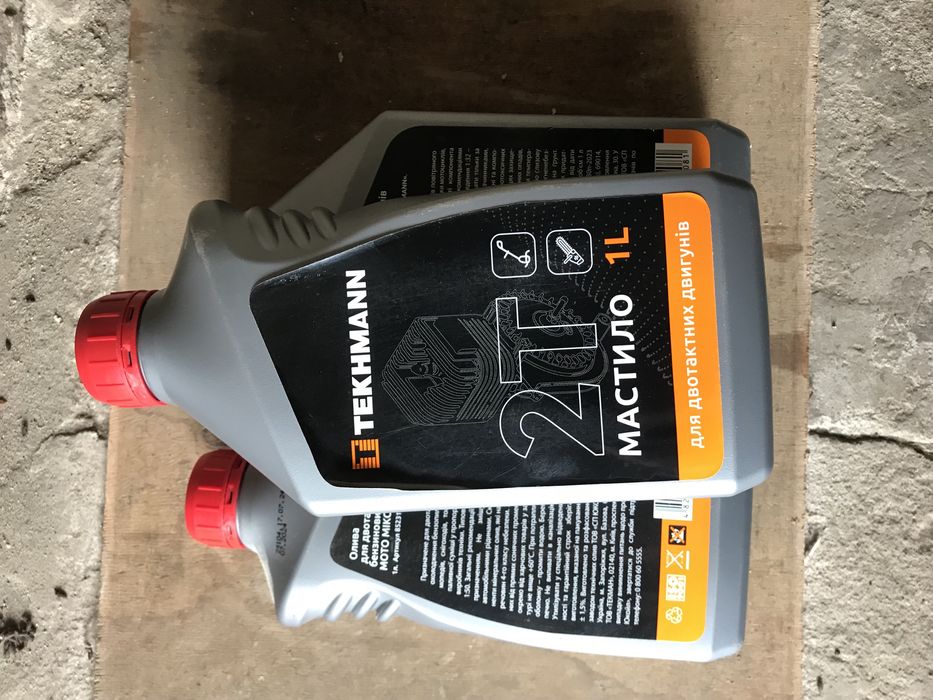 Олива моторна Tekhmann для 2-тактного двигуна 1л