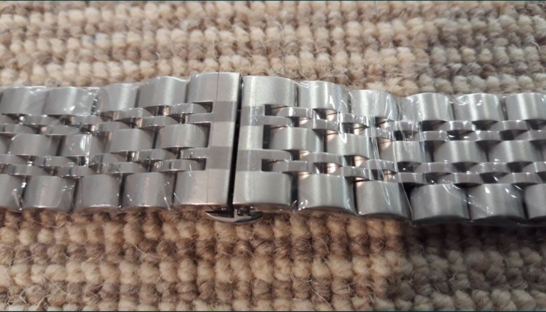 Bracelete Aço Maciço 20mm 22mm Seiko Citizen Omega Hamilton Certina