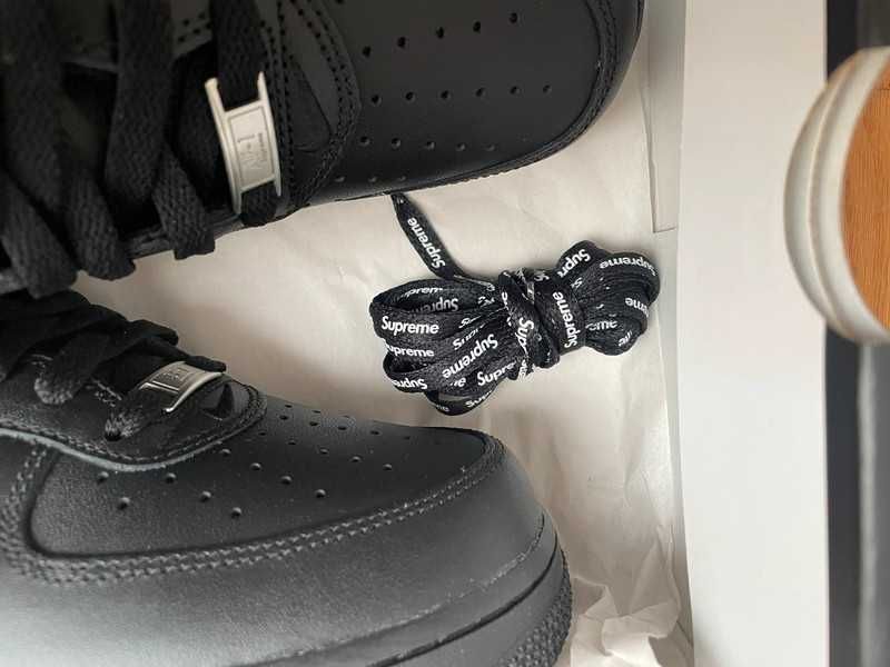 *NoweNikeAirForce1Supreme*Black.38