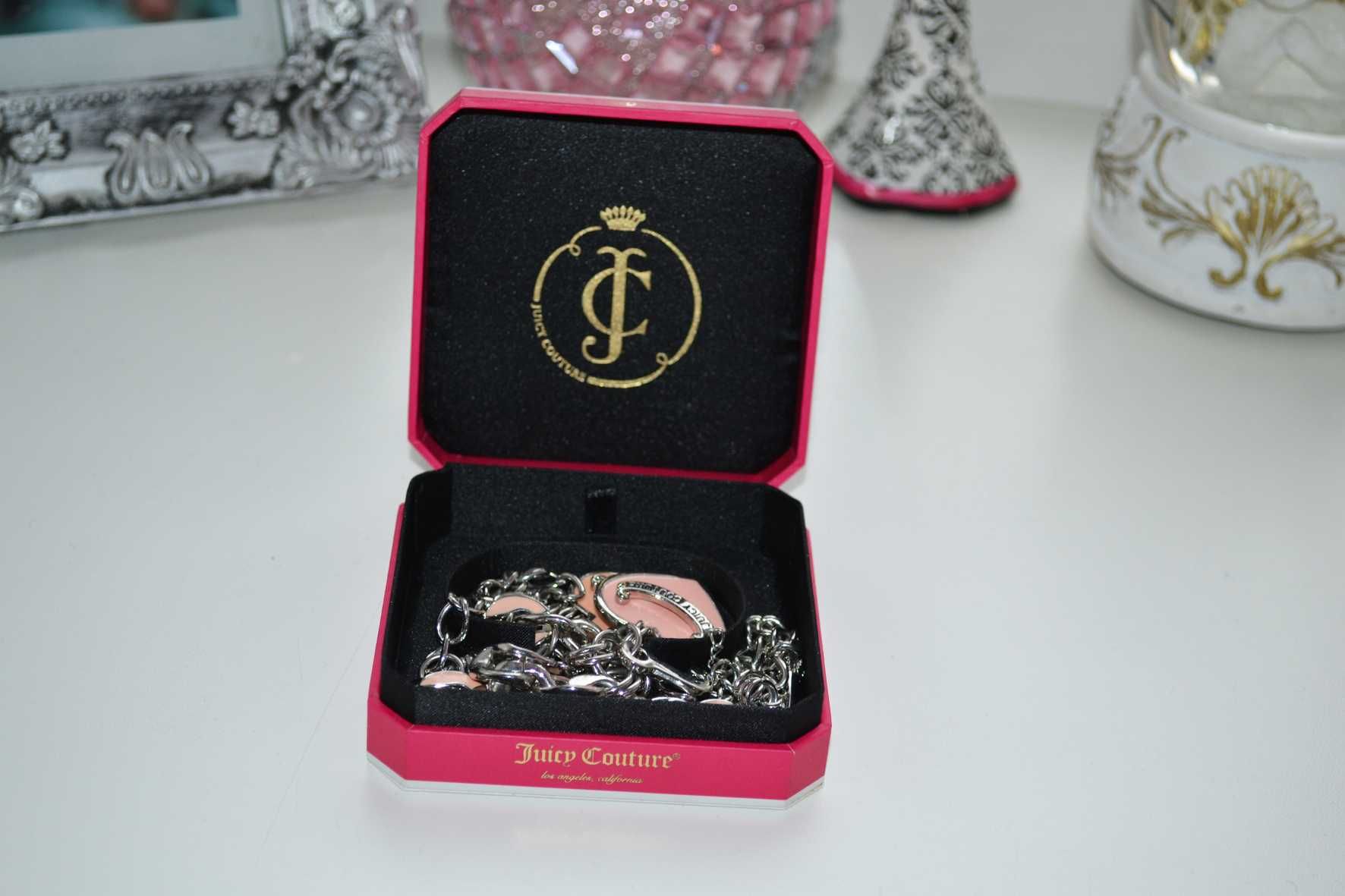 Набор колье ожерелье  и браслет Juicy Couture