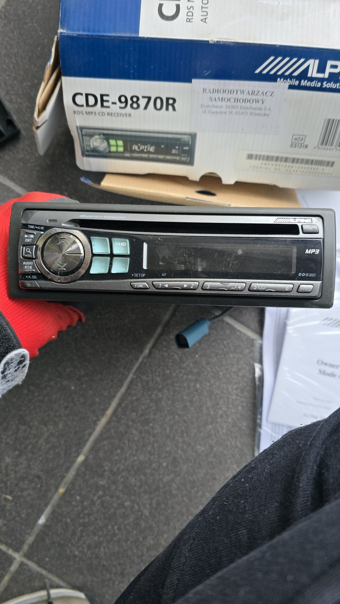 Radio CD Alpine 9870R
