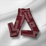 Legginsy getry sportowe elastyczne XS burgund H&M