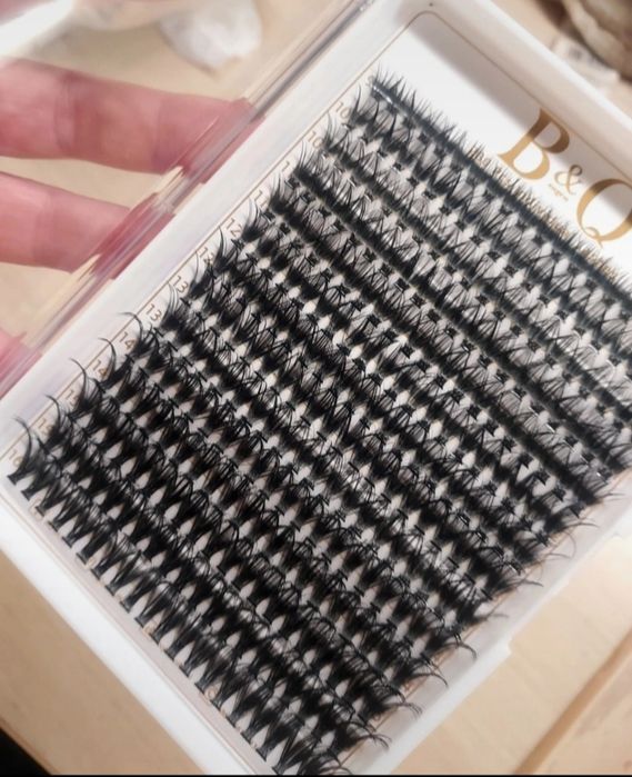 Zapas kępek  do robienia rzęs  #Kępki 4D #Eyelashes #rzęsy bondingowe