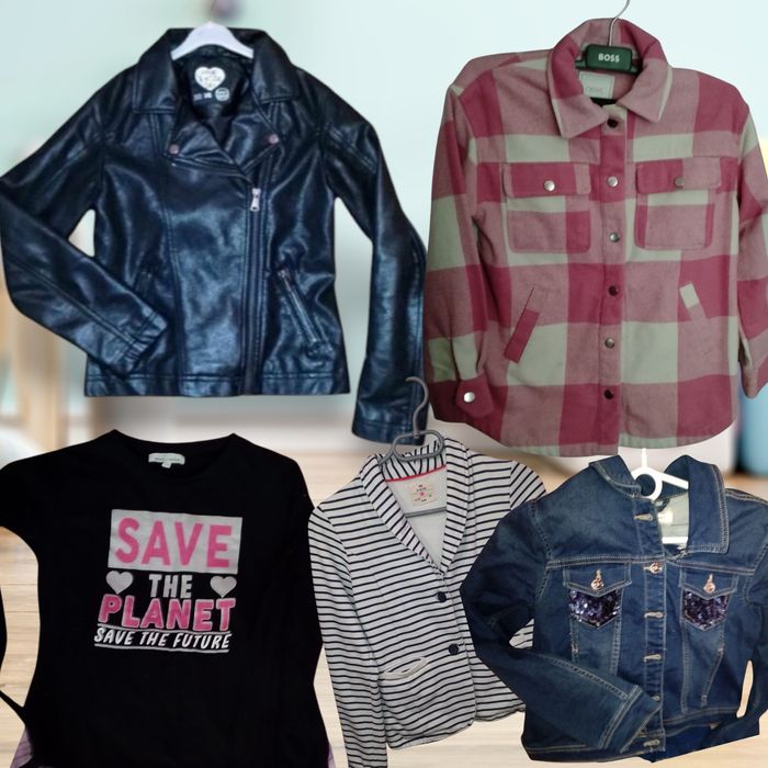 Mega paka 22szt. modnych firmowych ubranek 146 dla dziewczynki