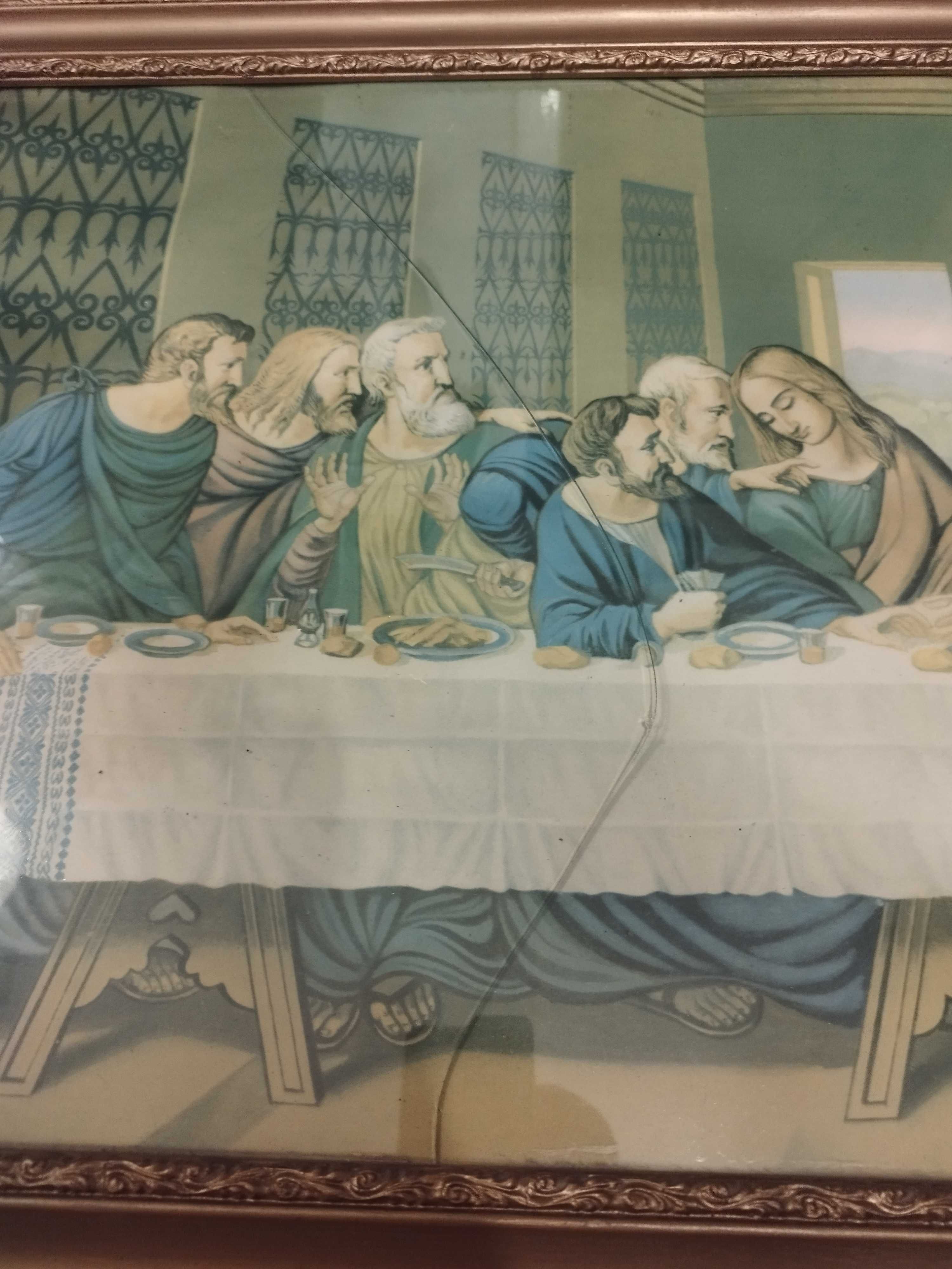 Oleodruk ostatnia wieczerza z czasów PRL
