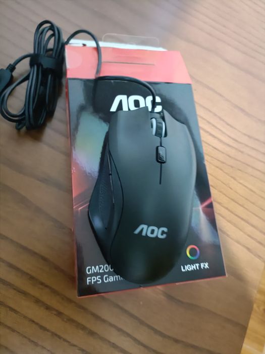 Teclado Gaming NPLAY e Rato Led AOC