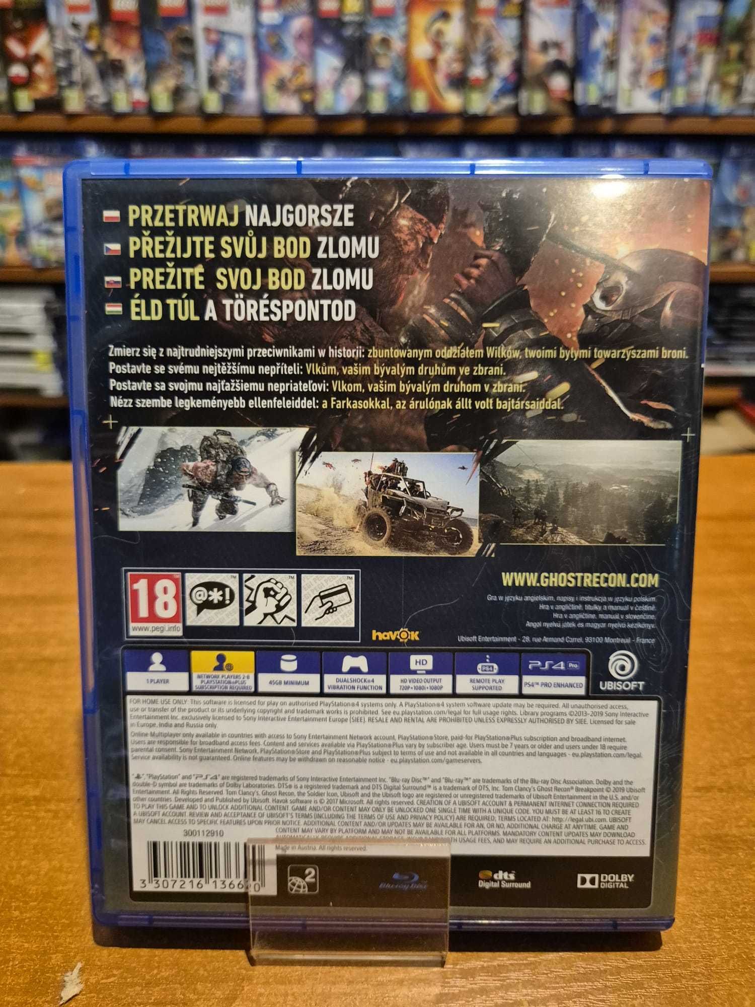 Gra Tom Clancy's Ghost Recon Breakpoint PS4 PL / Poznań / Sklep /