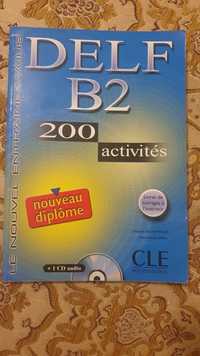 DELF В2, 200 Activites Livre + CD audio посібник вивчення французької