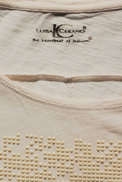 Luisa Cerano, t-shirt, tunika, r.44, 46 motyl dżety bawełna