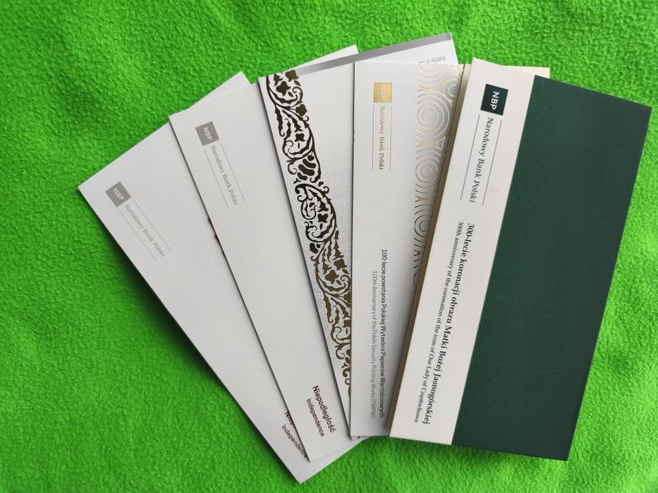 Etui do banknotów kolekcjonerskich-puste