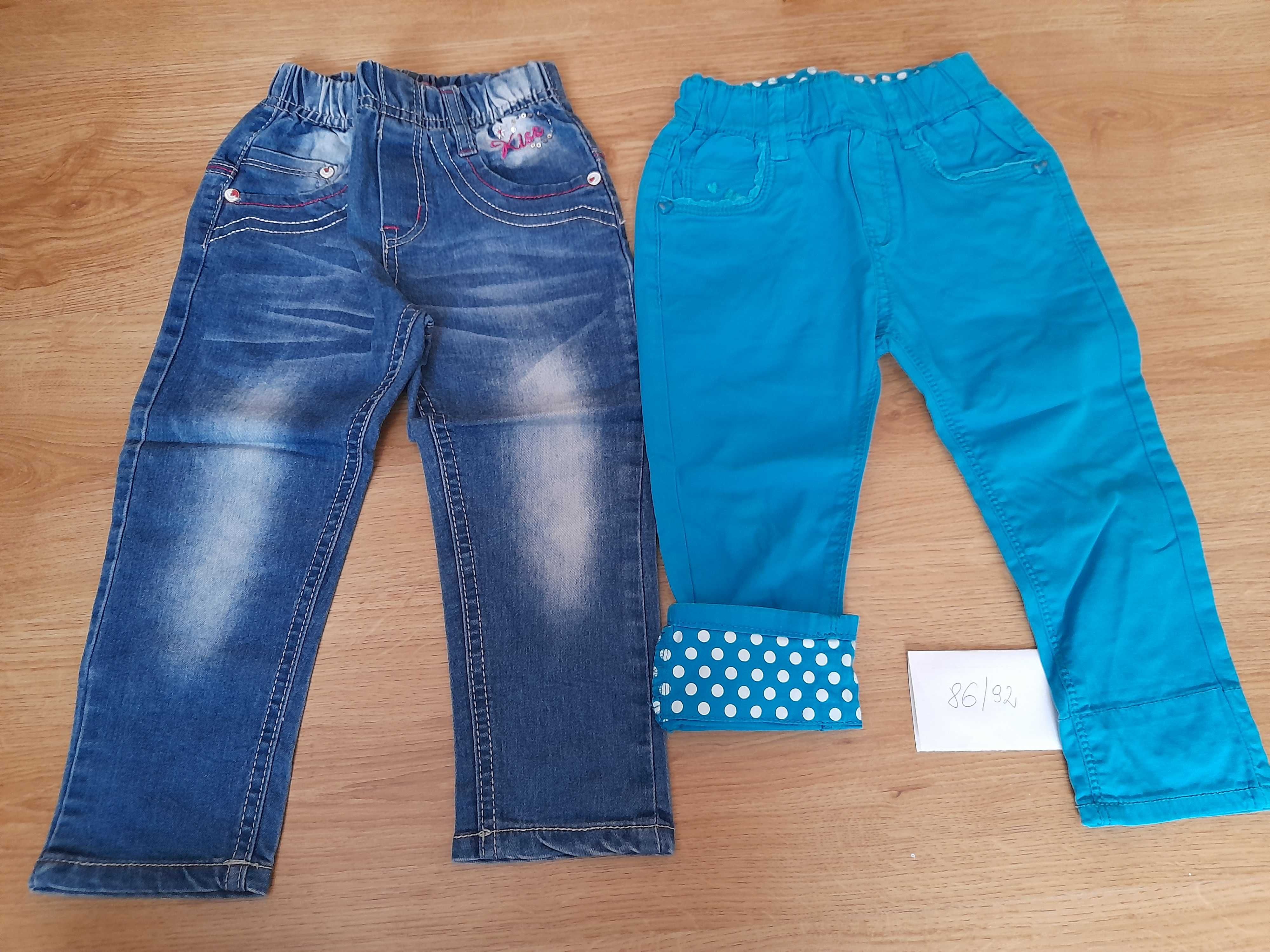 Spodnie jeans rozne rozm.