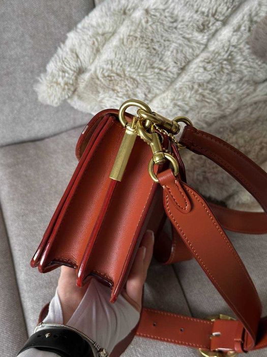 Coach Tabby Shoulder-шкіряна жіноча люкс сумка з коробкою та пильником