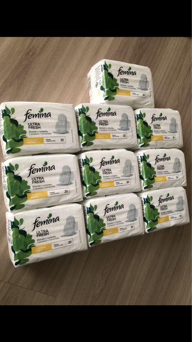 Femina zielone 10 opakowań.Szybka wysyłka!