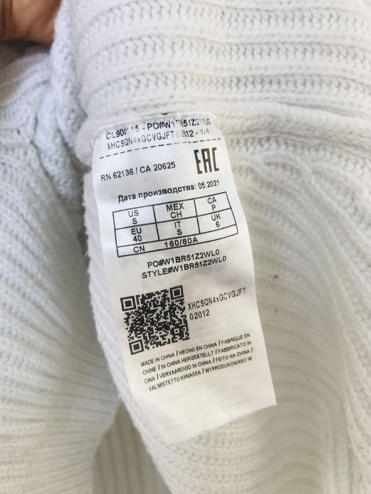 Sweter damski bialy wiosenny zimowy Guess S M L golf