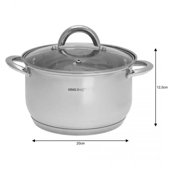 kinghoff zestaw garnków 6 elem. kh-4447