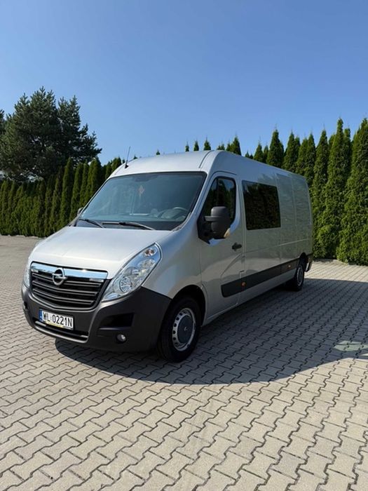 OPEL MOVANO 2,3 BiTurbo, L3H2, Brygadówka - 7 miejsc, salon PL