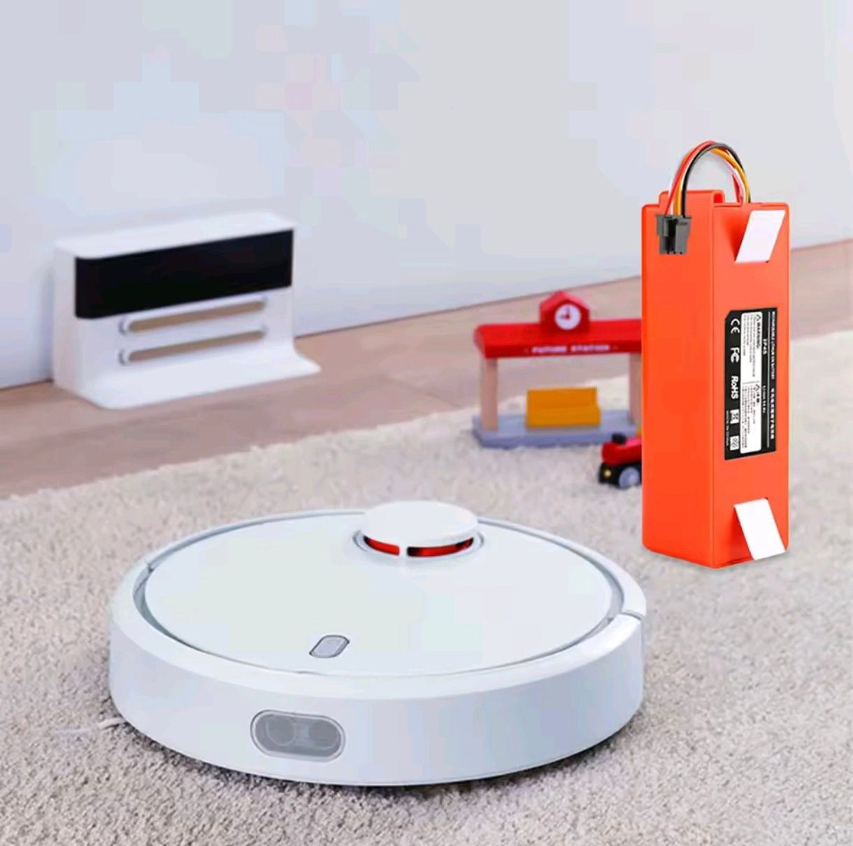Bateria substituição aspirador Xiaomi
