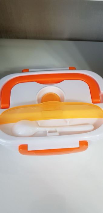Ланч-бокс Electric Lunch Box с подогревом 2 в 1 220 В (с дефектом)