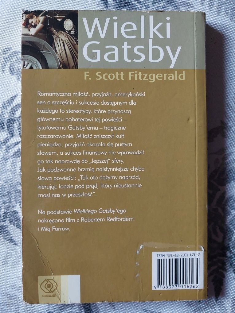 Książka F. Scott Fitzgerald - Wielki Gatsby