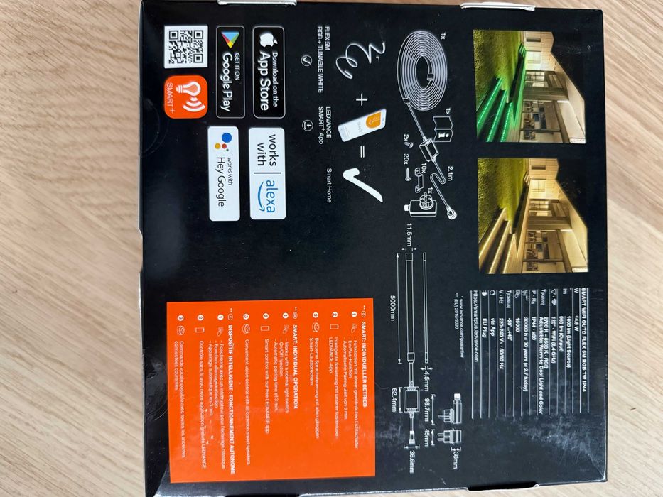 Taśma Pasek LED Zewnętrzny 14.5W 960lm RGB CCT 5m SMART+ WiFi Flex