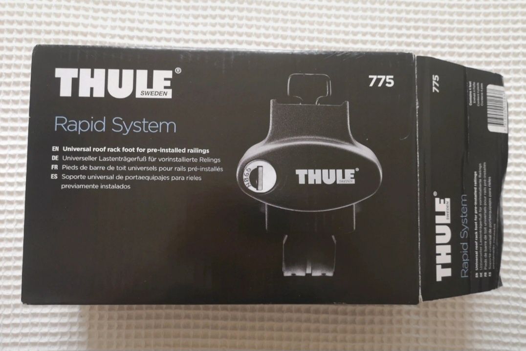 Kit barras Thule 775 System rapid. Excelente estado.