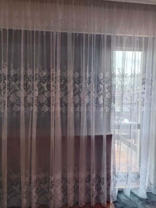 Firanki gotowe 3 szt  cena 312  zł za komplet