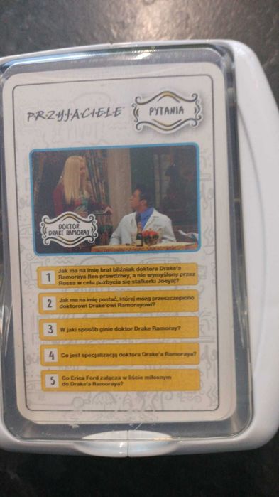 Gra karciana Quiz Przyjaciele
