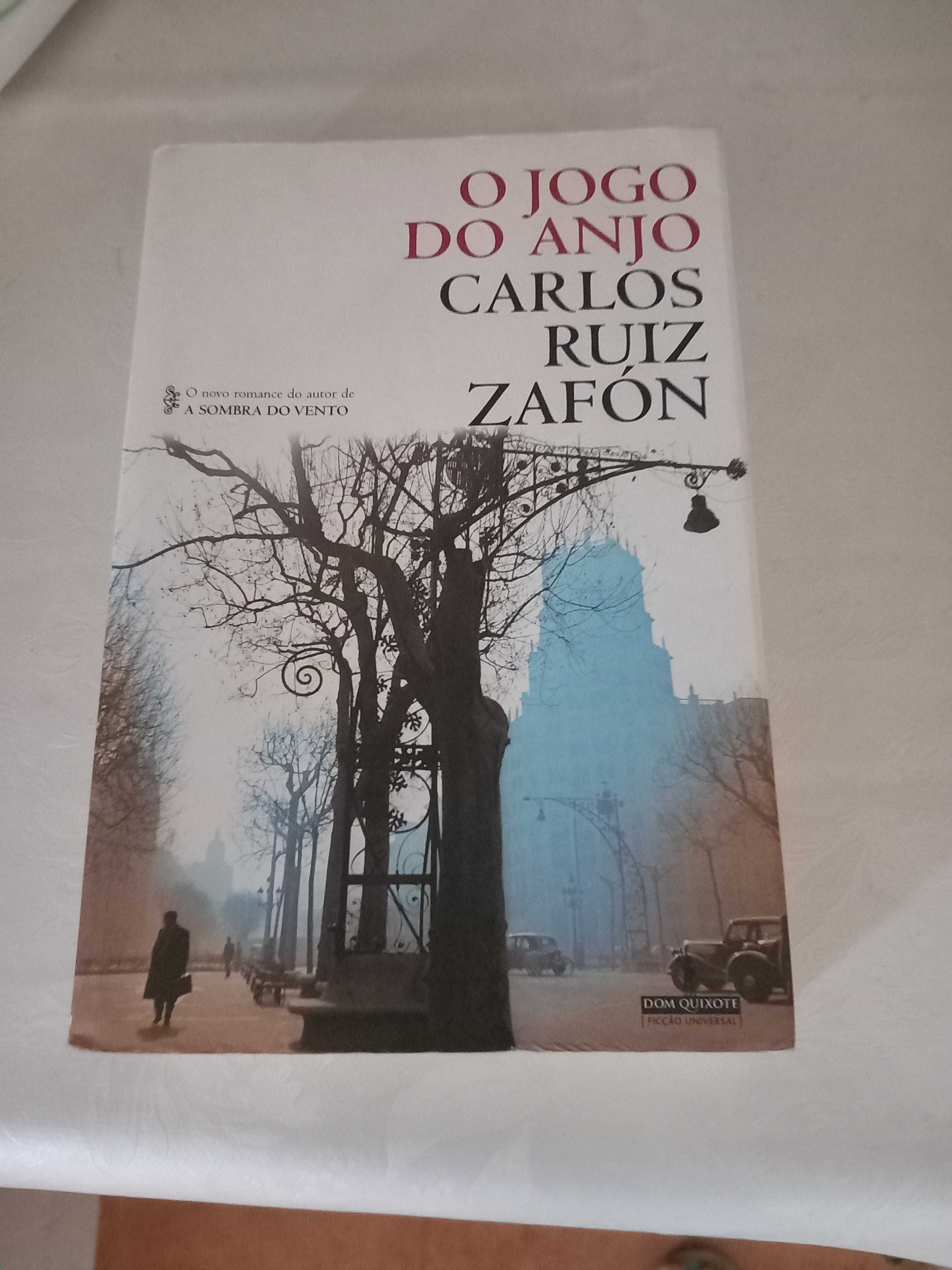 O Jogo do Anjo de Carlos Ruiz Zafón 1ª EDIÇÃO Livro GRANDE Dom Quixote