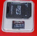 Nowa oryginalna karta pamięci SD 128 GB SONY + adapter