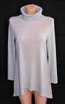 Layers Paris srebrna tunika z golfem S/M