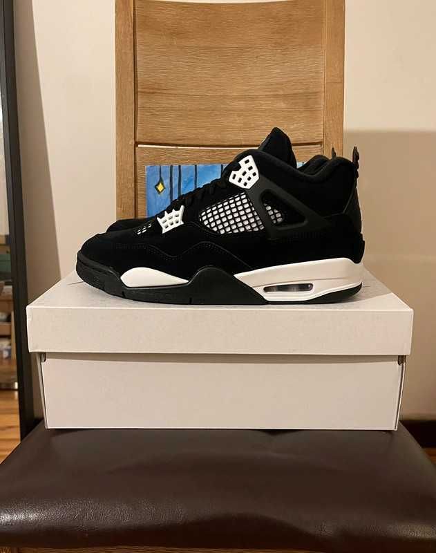 Buty/Air_Jordan4_Retro_White_Thunder/Cheap_Modne/Rozmiar.45