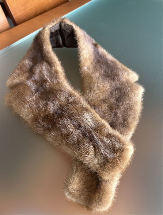 Gola de pelo vison nova