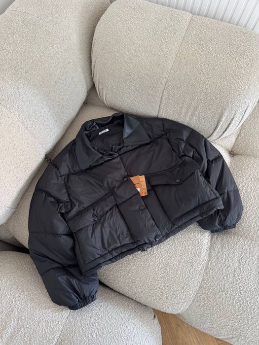 Куртка пухова в стилі Miu Miu