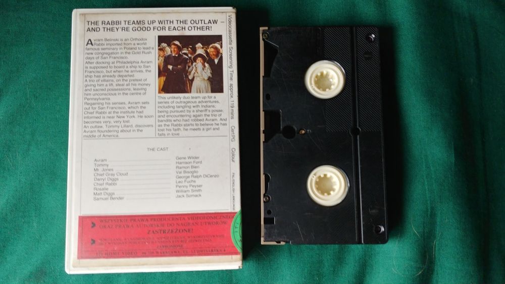 Frisco Kid VHS Lektor Janusz Szydłowski ITI HOME VIDEO Unikat