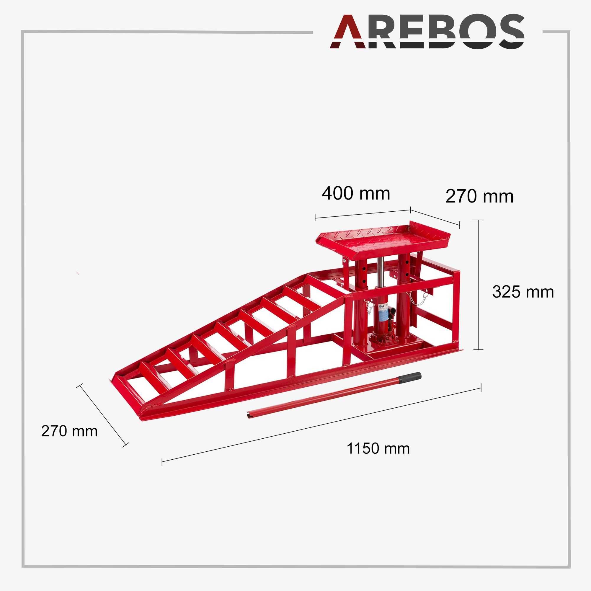 Rampa najazdowa hydrauliczna zestaw 2 sztuki 2000 kg