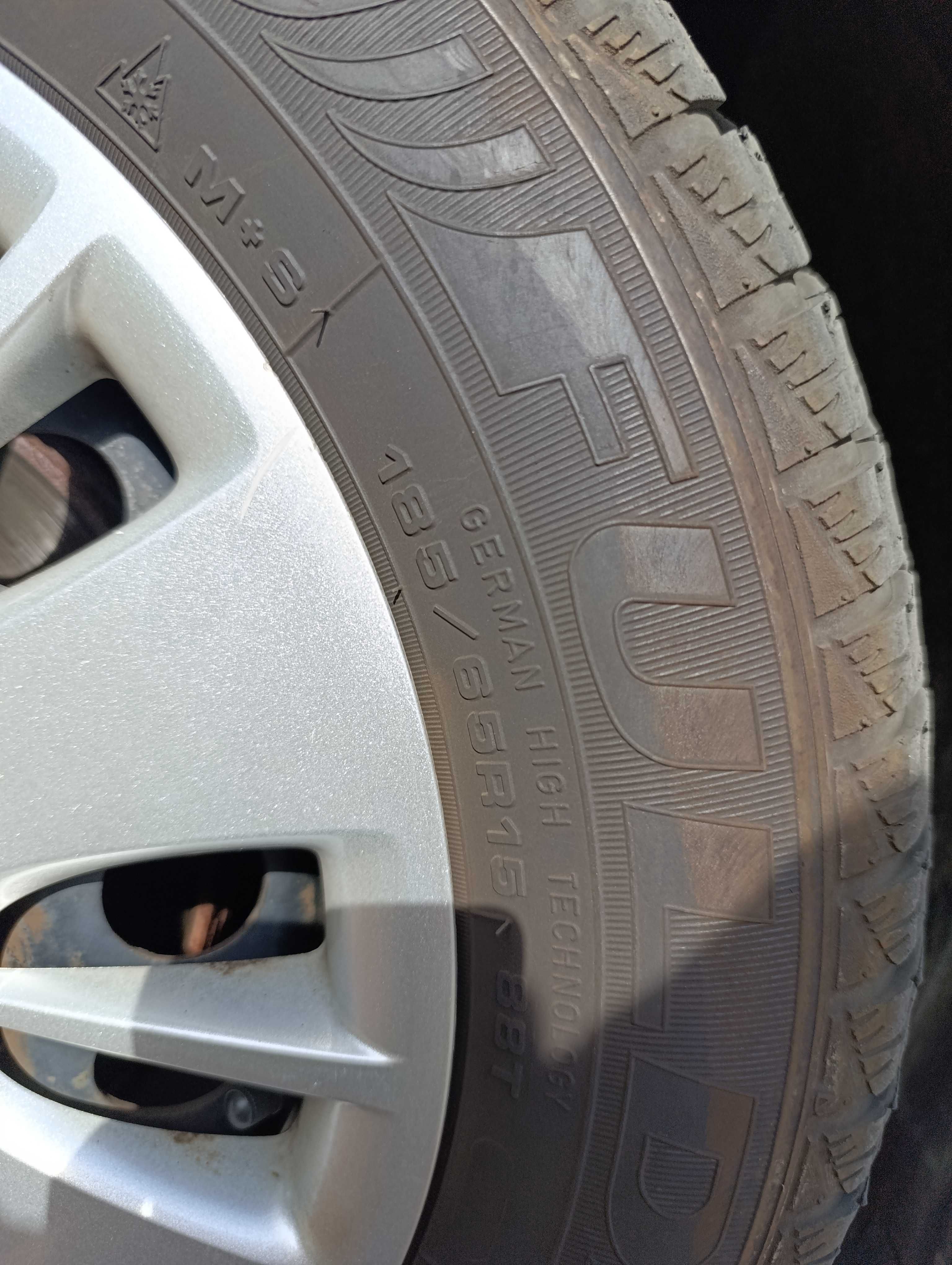 Koła 15'' (felga stalowa + opona 2023r) Opel Corsa D