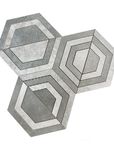Płytki GRES heksagony 26 x 29,8 Hexagon Scratch Grys mat Paradyz