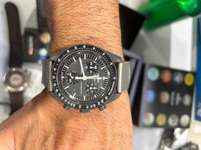 Omega x Swatch SO33A100 Mercury Świąteczna Wyprzedaż Teraz