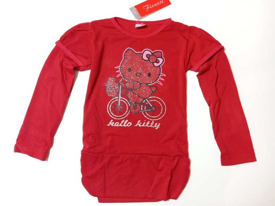 HELLO KITTY Bluzeczki / tuniki 8 kolorów, nowe