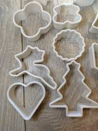 Б/У Набір форм для печива - різдвяні форми для печива пластик