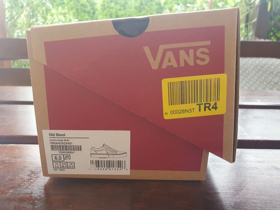 Użyte raz Buty trampki VANS  r.38
