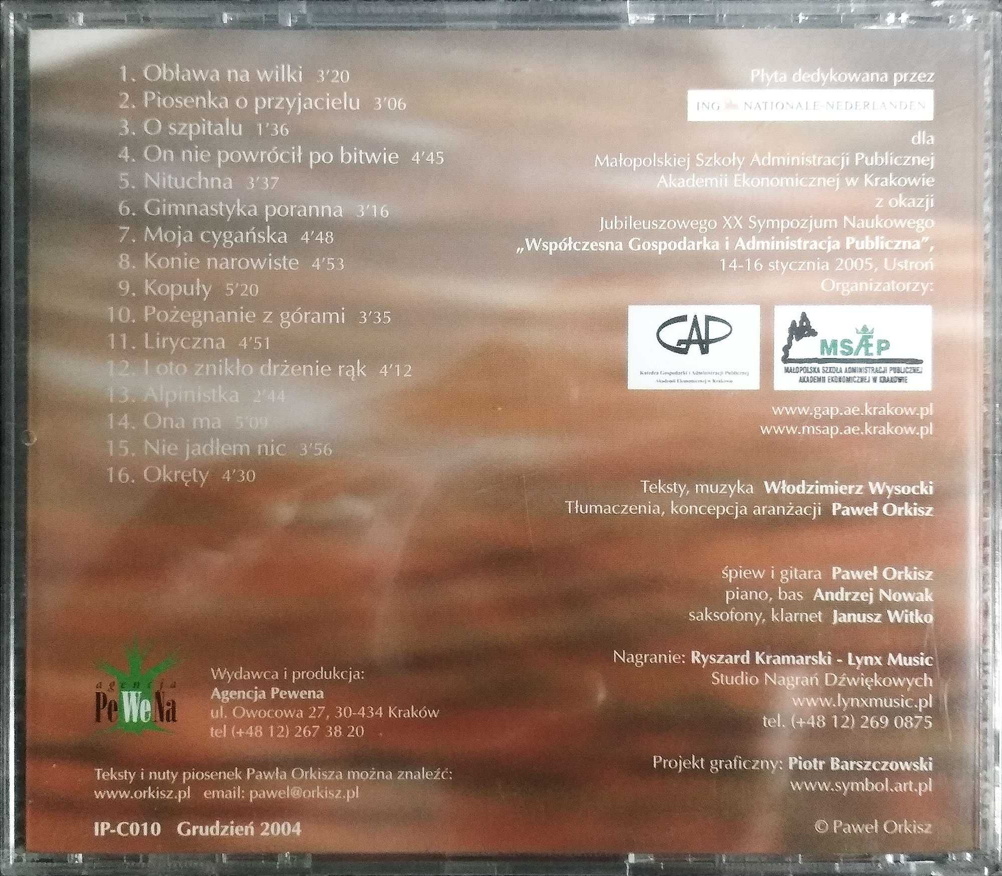 Paweł Orkisz - Ja i tak zabiorę Cię stąd (CD)