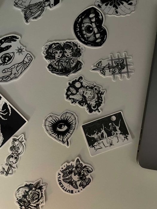 Naklejki o mrocznej tematyce 50sztuk