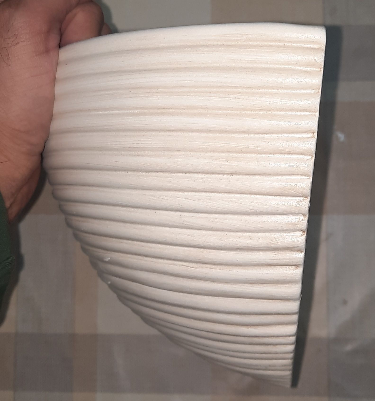 Conjunto 2 Apliques elegantes artesanais, em cerâmica